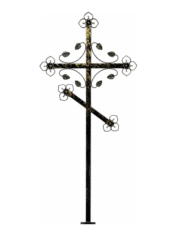 Cruce funerară, metal, model C-05