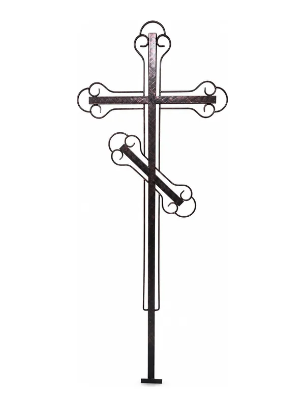 Cruce funerară, metal, model C-08