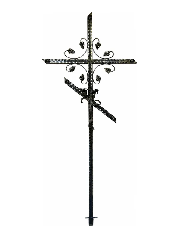 Cruce funerară, metal, model C-10
