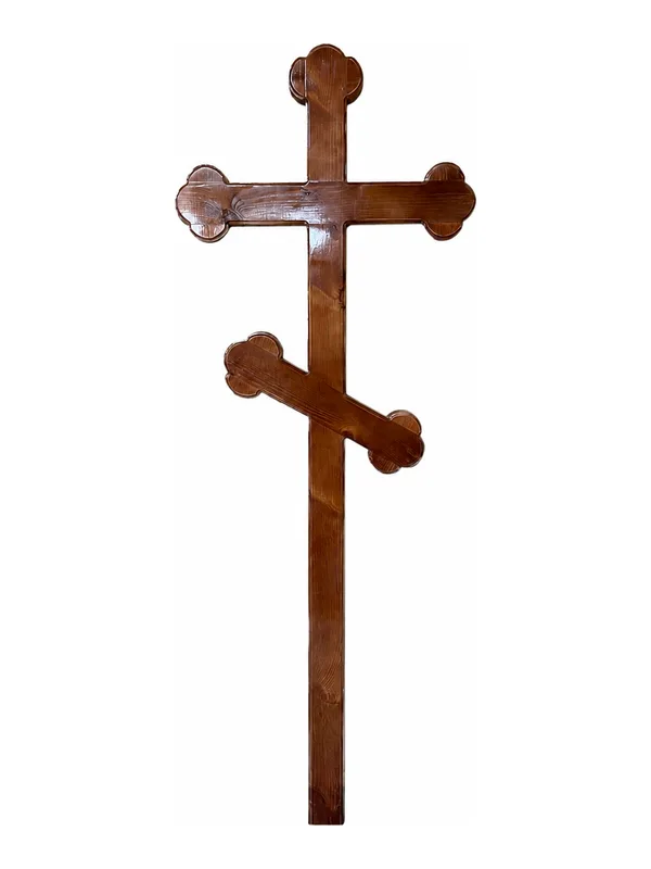 Cruce funerară, lemn, model C-19